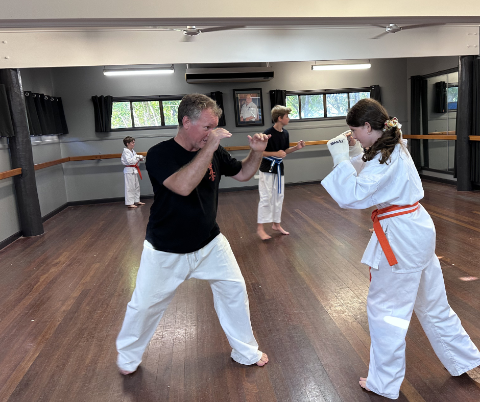 Girls karate Cairns